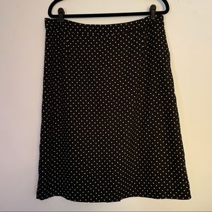 Who What Wear Polka Dot Skirt